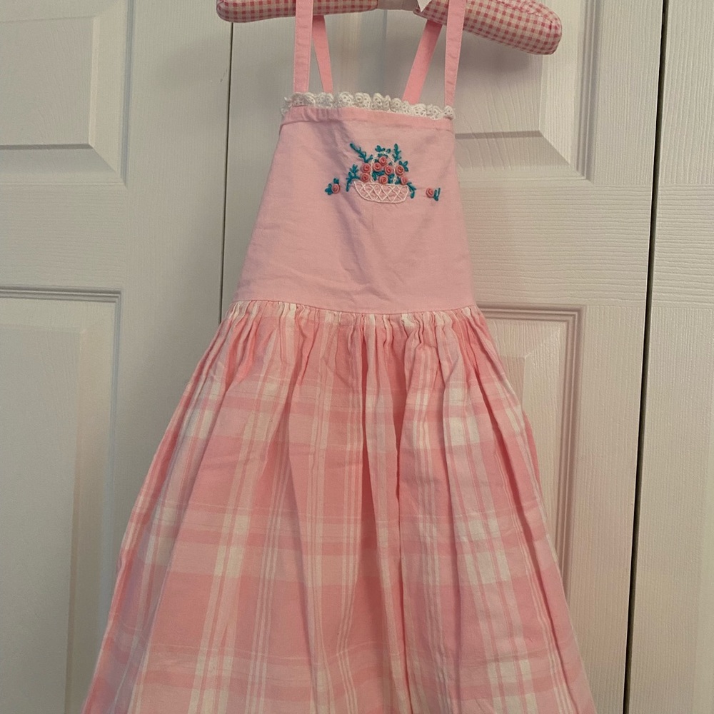 Well Dressed Wolf Pink Plaid Basket Dress